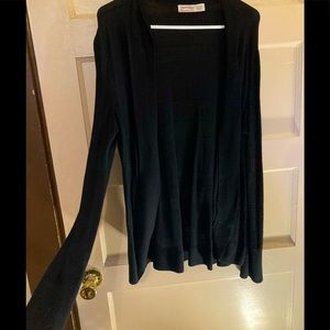 Long sleeve black cardigan